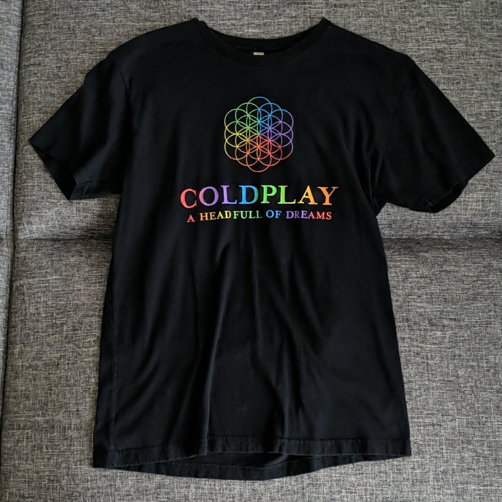 Coldplay A Head Full of Dreams 2016 World Tour Tee